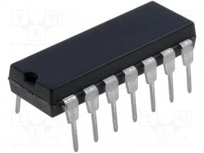 CD4066BE IC: цифрова; bilateral, switch; CMOS; DIP14 BU4066, CD4066, MC14066